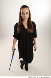 ANGELIA WITH BLUE LIGHTSABER